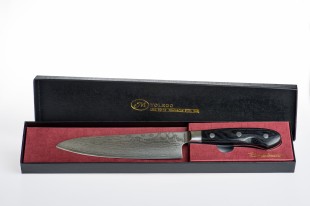 GladiatorsGuild G28B - Cuchillos de cocina profesionales hechos a medida de  acero de damasco, 6 piezas de cuchillos de cocina de chef profesional con