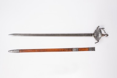 Engraved and chiselled Charles III...