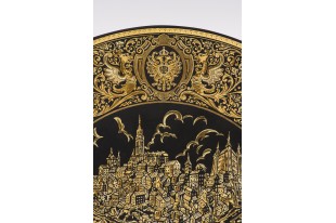 DA808 Damascene plate 35 cm 2