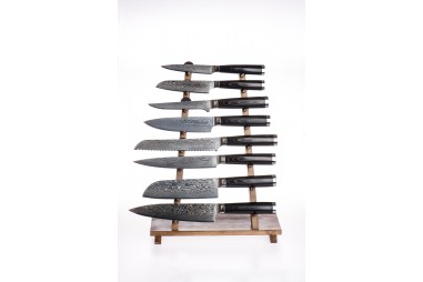 Complete set of knives in high-end...